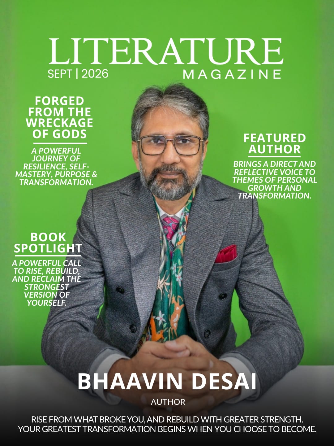 Bhaavin Desai’s Forged from the Wreckage of Gods — A Powerful Journey of Resilience, Self-Mastery, Purpose and Personal Transformation
